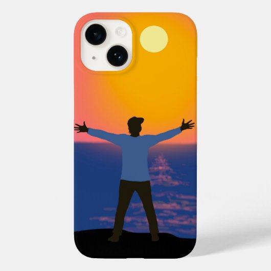 Naar de zon begroeten Case-Mate iPhone case (Achterkant)