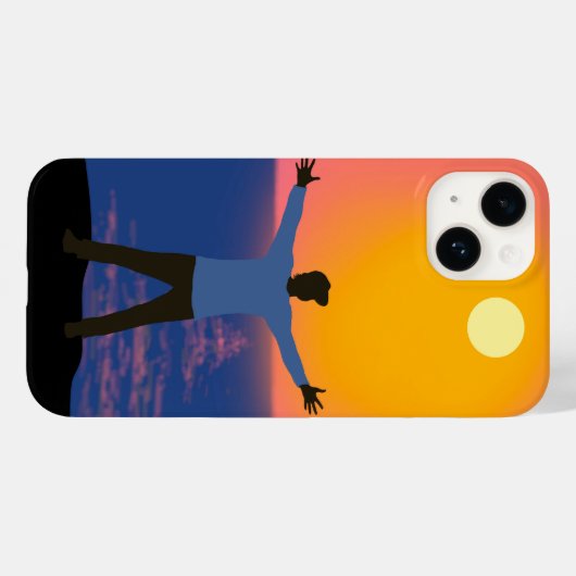 Naar de zon begroeten Case-Mate iPhone case (Achterkant (horizontaal))