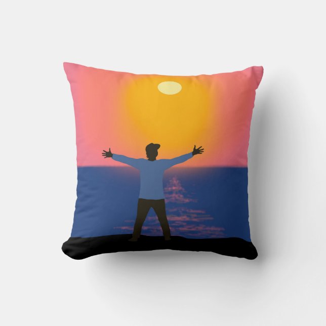 Naar de zon begroeten kussen (Voorkant)