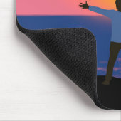 Naar de zon begroeten muismat (Hoek)