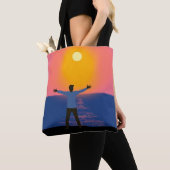 Naar de zon begroeten tote bag (Dichtbij)