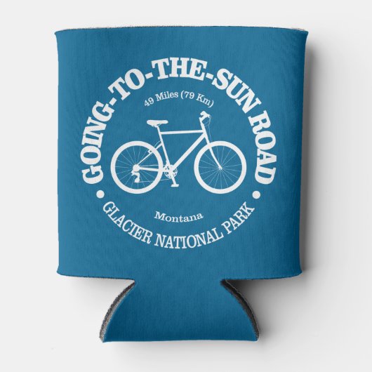 Naar de zon (fietsen) blikjeskoeler (Voorkant)