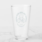 Naar de zon (fietsen) glas (Achterkant)