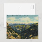 "Naar de zon" Highway, Glacier National Park Briefkaart (Voorkant / Achterkant)