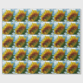 Naar de zon kijken cadeaupapier (Vlak)