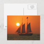 Naar de zon trekken briefkaart (Voorkant / Achterkant)