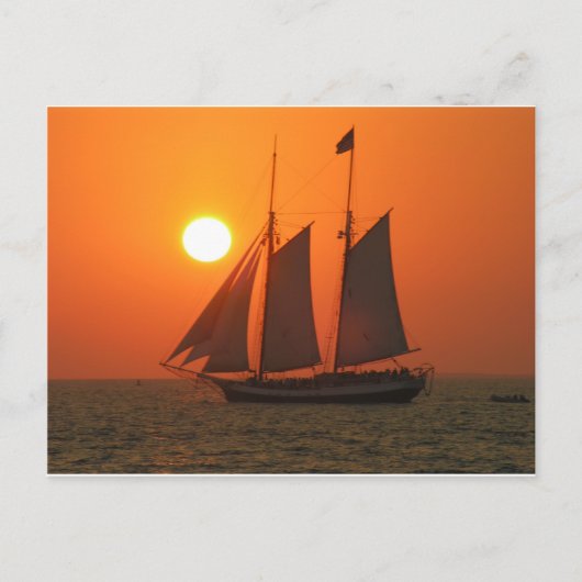 Naar de zon trekken briefkaart (Voorkant)