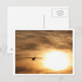 Naar de zon vliegen briefkaart (Voorkant / Achterkant)
