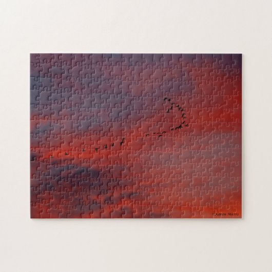 Naar de zon vliegen legpuzzel (Horizontaal)