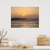 Naar de zon vliegen poster (Keuken)