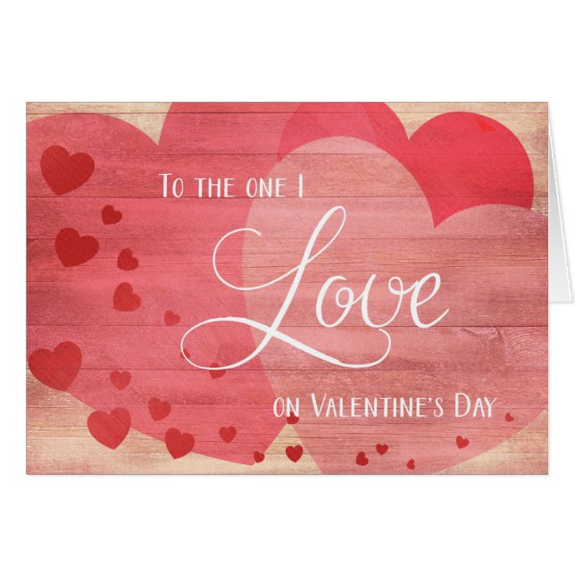 Naar degene die ik op Valentijnsdag liefheb (Voorkant Horizontaal)