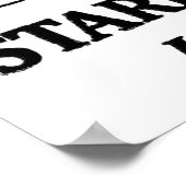 Naar deze dagprijsopgave poster (Hoek)