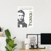 Naar dromen van het Wildness Thoreau Poster (Thuiskantoor)