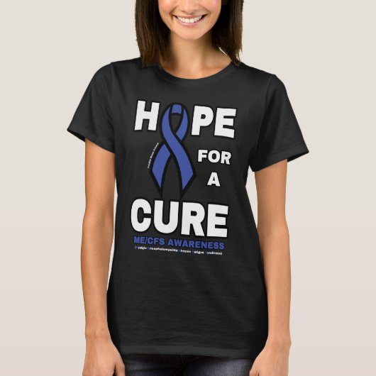 Naar een Cure...ME/CFS T-shirt (Voorkant)