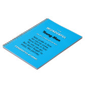 Naar een geweldig jong Man op zijn Afstuderen dag  Notitieboek (Linkerzijde)