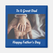 Naar een geweldige pa Magnet (Voorkant)