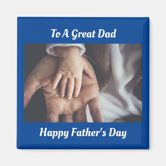 Naar een geweldige pa Magnet (Voorkant)