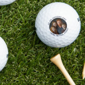 Naar een geweldige vader op Vaderdag Custom Photo Golfballen