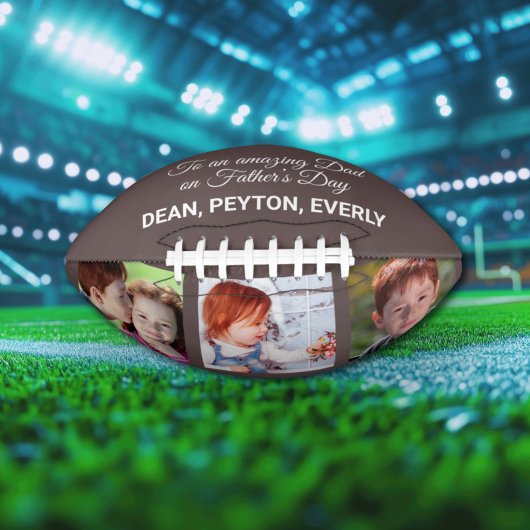 Naar een geweldige vader op Vaderdag Custom Photos American Football