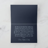 Naar een geweldige vader op Vaderdag Custom Photos Feestdagen Kaart (Binnen)