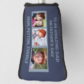 Naar een geweldige vader op Vaderdag Custom Photos Golfheadcover (Draai 90)