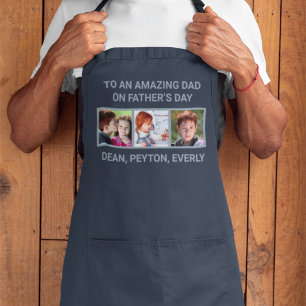 Naar een geweldige vader op Vaderdag Custom Photos Schort