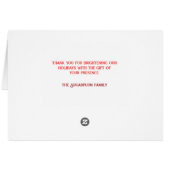 "Naar een goede nacht" gastKaart (Achterkant Horizontaal)