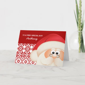 Naar een speciaal Kind van de kerstman. kerstKaart Feestdagen Kaart