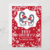 Naar een speciaal paar bij kerstWenskaarten Feestdagenkaart (Voorkant)