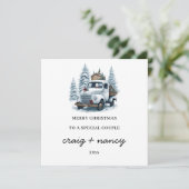 Naar een speciaal paar kerst Kaart (Staand voorkant)