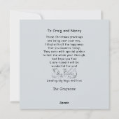 Naar een speciaal paar kerst Kaart (Achterkant)