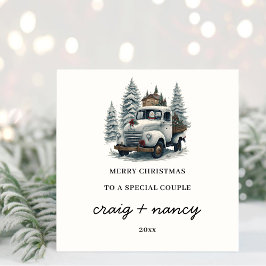 Naar een speciaal paar kerst Kaart