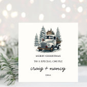 Naar een speciaal paar kerst Kaart