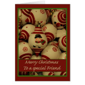 Naar een speciale vriendenkaart voor vrolijk kerst (Voorkant)