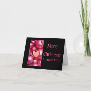 Naar een speciale vriendenkaart voor vrolijk kerst feestdagen kaart