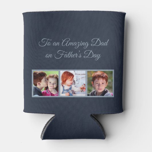 Naar een verbluffende vader op vaders Dag Foto Blikjeskoeler (Voorkant)