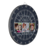 Naar een verbluffende vader op vaders Dag Foto Dartbord (Voorkant Links)