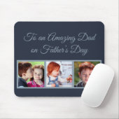 Naar een verbluffende vader op vaders Dag Foto Muismat (Met muis)