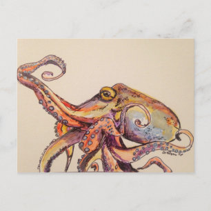 Naar een wandeling briefkaart