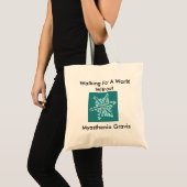 Naar een wereld zonder Myasthenia Gravis Tote Bag (Voorkant (product))