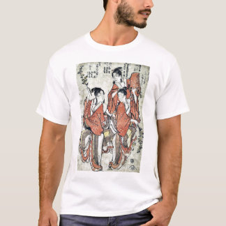 Naar een zomerwedstrijd door Katsushika, Hokusai T-shirt