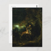 Naar Egypte vliegen met het Briefkaart Rembrandt (Voorkant / Achterkant)