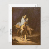 Naar Egypte vliegen met het Briefkaart Rembrandt H (Voorkant / Achterkant)