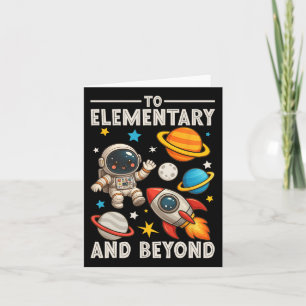 Naar Elementary en Beyond Astronaut Grappig Terug Kaart
