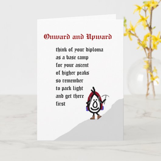 Naar en naar boven kaart (Gele Bloem)