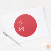 Naar en van Gift Wrap Sticker (Envelop)