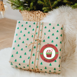 Naar en van het Label met kerstcadeaus