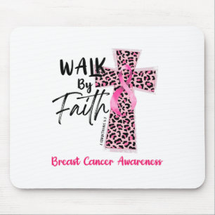 Naar Faith Breast Cancer Awareness Christelijk Je Muismat