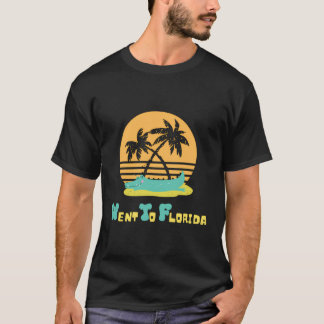 Naar Florida Palmboom Fun Gator Slapen Gr T-shirt