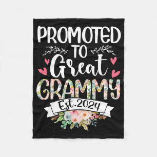 Naar geweldige Grammy Est 2024 Moederdag Fleece Deken